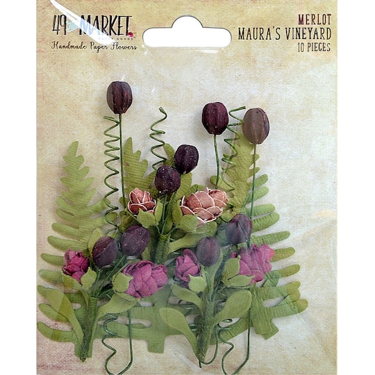 49 And Market Maura&#x27;s Vineyard Handmade Paper Flowers
